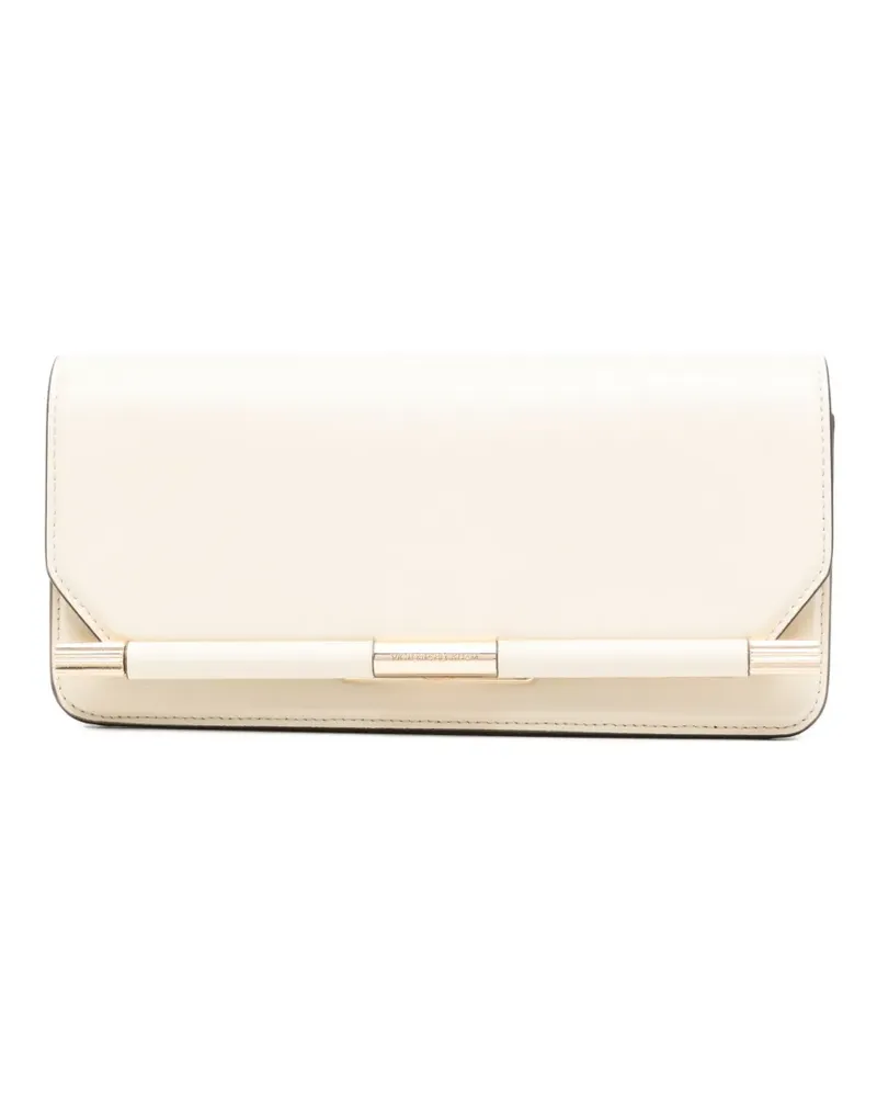 Victoria Beckham 202 Clutch aus Leder - Nude Nude