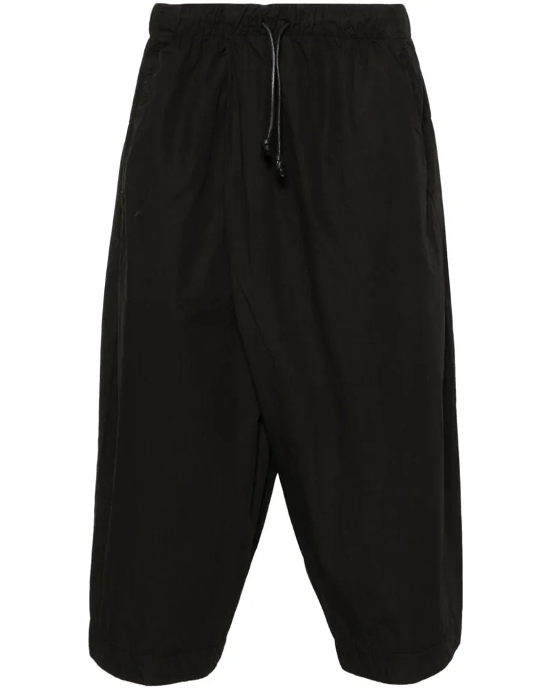 TRANSIT Klassische Cropped-Hose Schwarz