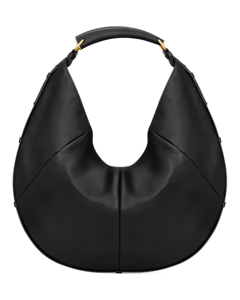 Saint Laurent large Mombasa shoulder bag - Schwarz Schwarz