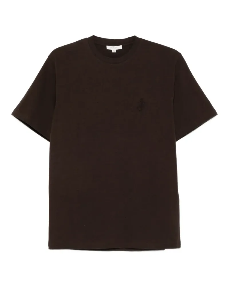 J.W.Anderson Geripptes T-Shirt - Braun Braun