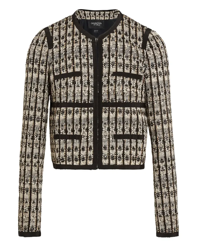 Giambattista Valli Optical Tweed-Jacke aus Bouclé - Schwarz Schwarz