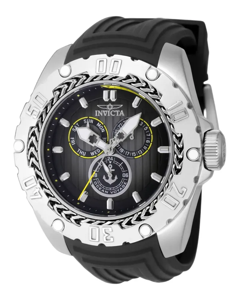 Invicta Ocean Voyage Armbanduhr 51mm - Schwarz Schwarz