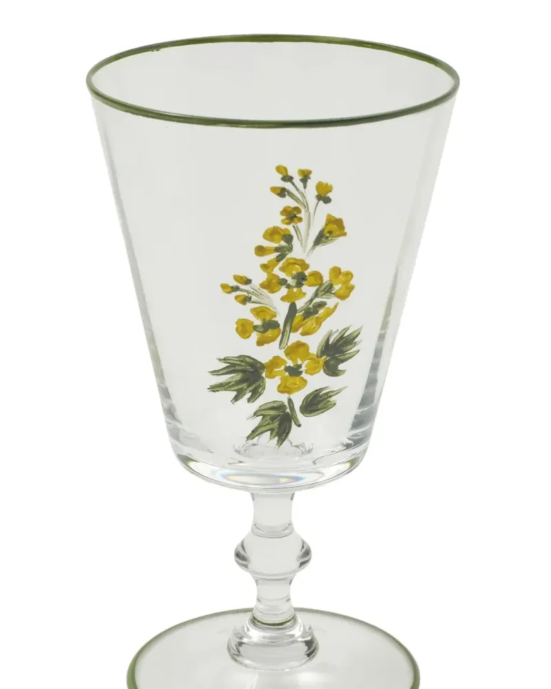 CABANA Handbemaltes Wasserglas aus Muranoglas - Nude Nude