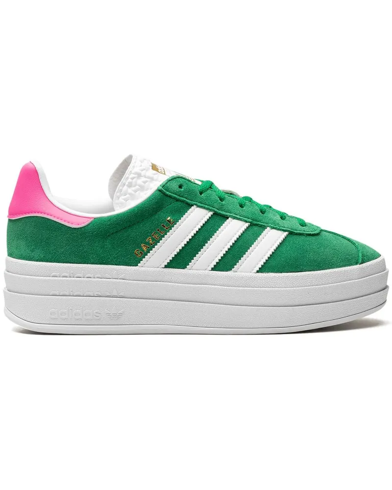 adidas Gazelle Bold "Green/Lucid Pink" Sneakers - Grün Grün