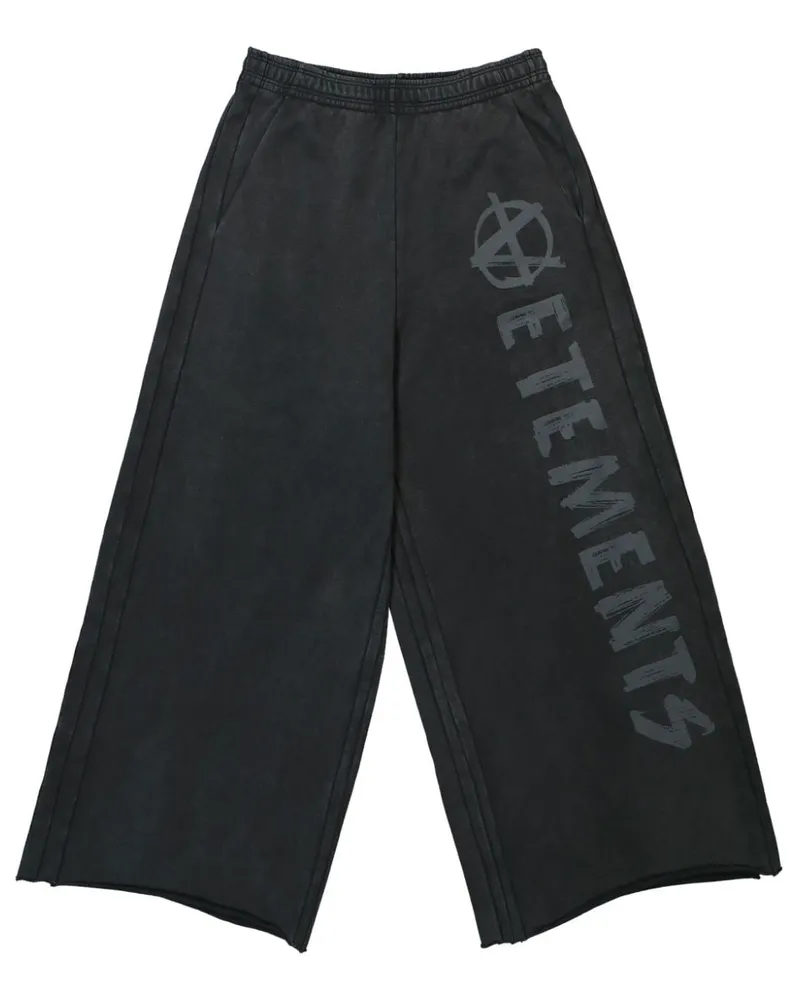 VETEMENTS Anarchy Baggy Jogginghose Schwarz