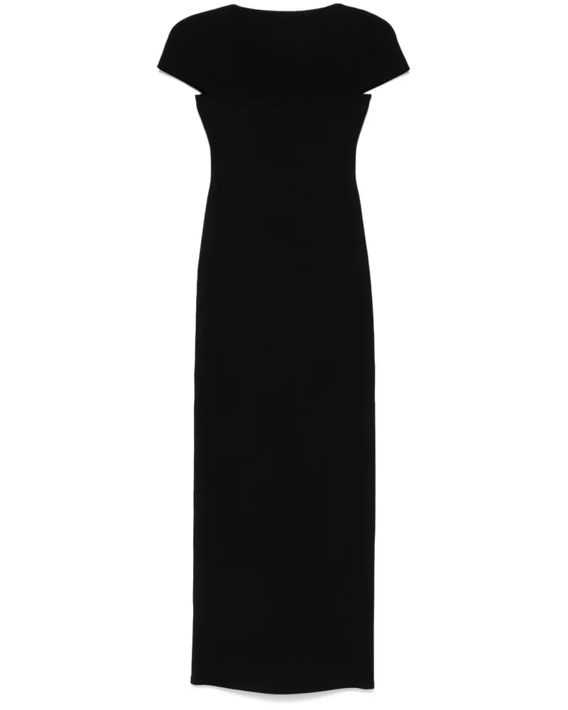 KHAITE Basile Maxikleid - Schwarz Schwarz