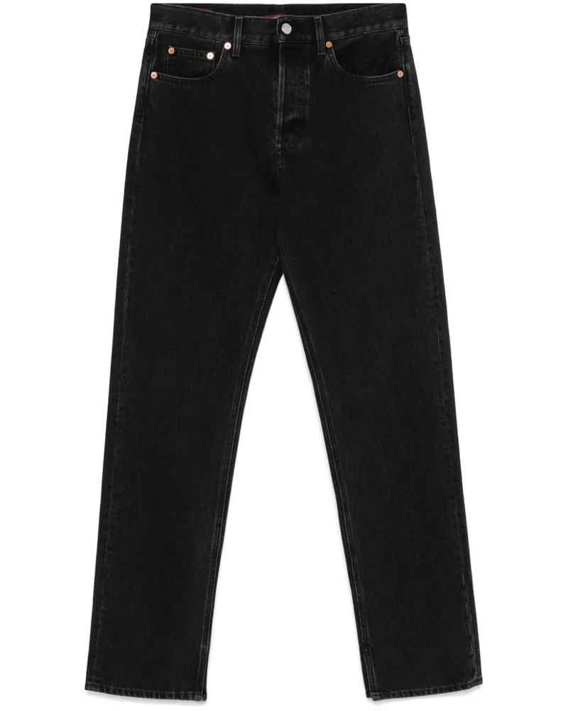 Gucci Jeans mit geradem Bein - Schwarz Schwarz