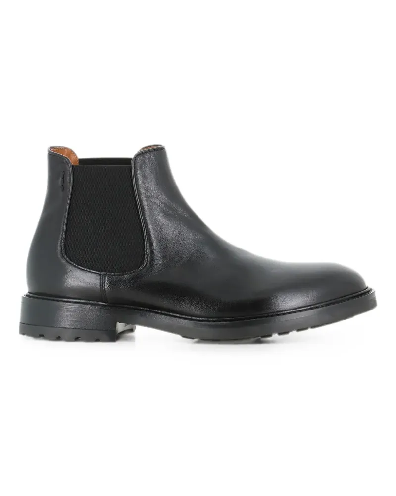 Alexander Hotto Stiefel mit Einsatz - Schwarz Schwarz