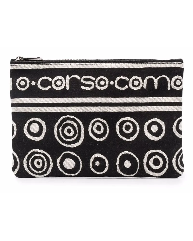 10 Corso Como Clutch mit Reißverschluss Weiß