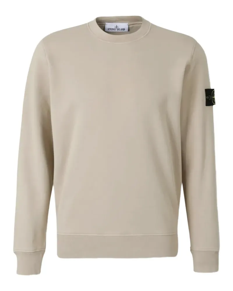 Stone Island Sweatshirt mit Patch - Grau Grau