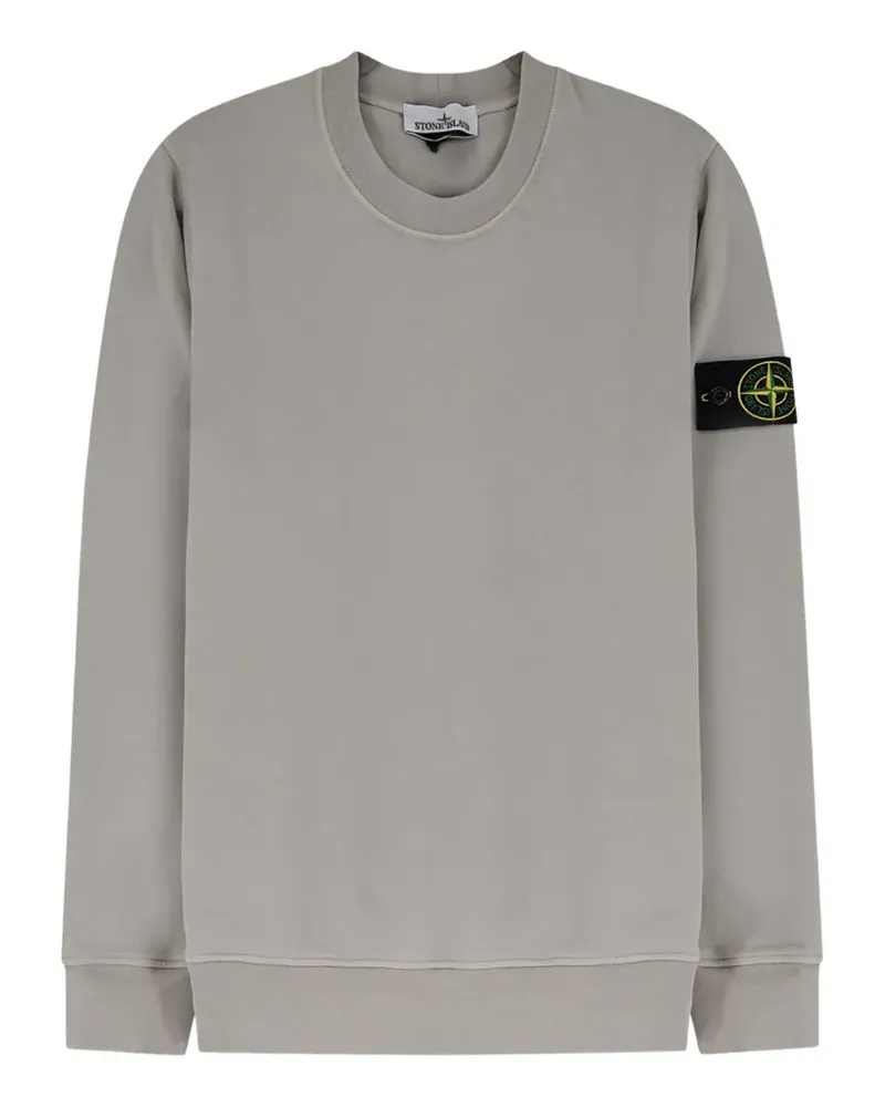 Stone Island Sweatshirt mit Patch - Grau Grau
