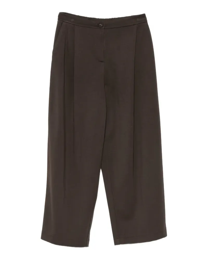 IMPERIAL wide-leg cropped trousers - Braun Braun