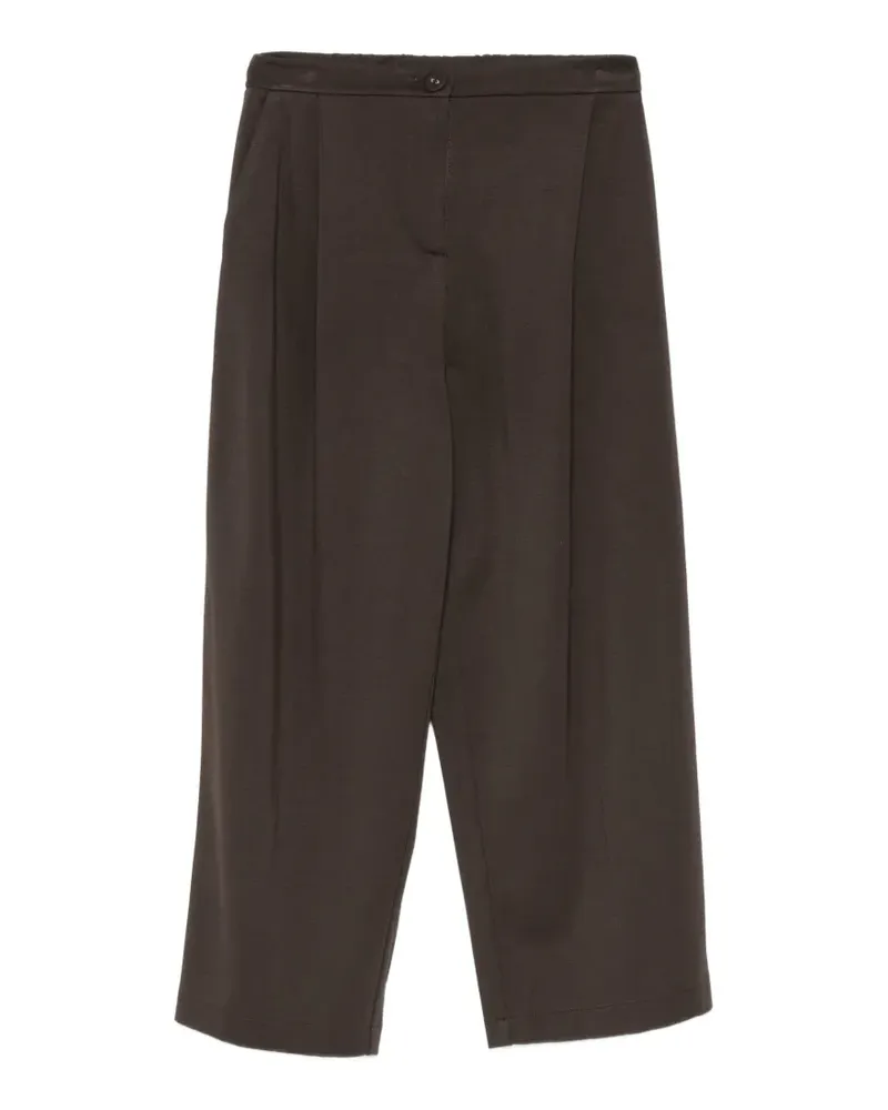 IMPERIAL Weite Cropped-Hose - Braun Braun