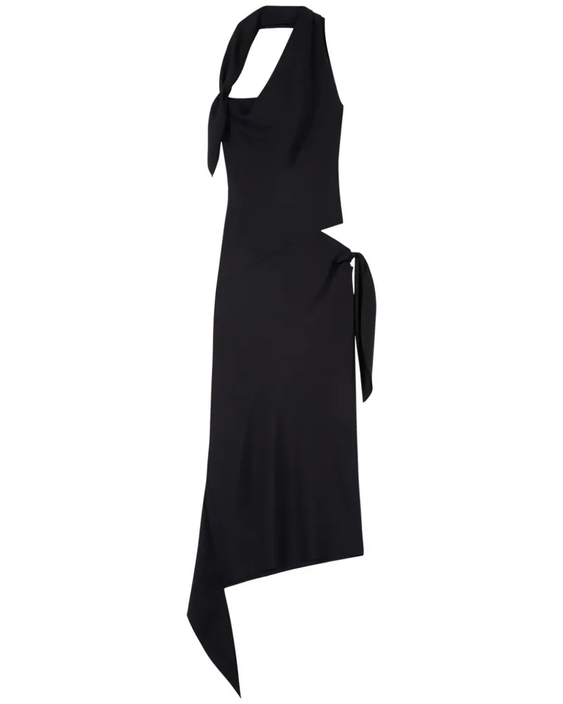Courrèges Kleid mit Knotendetail - Schwarz Schwarz