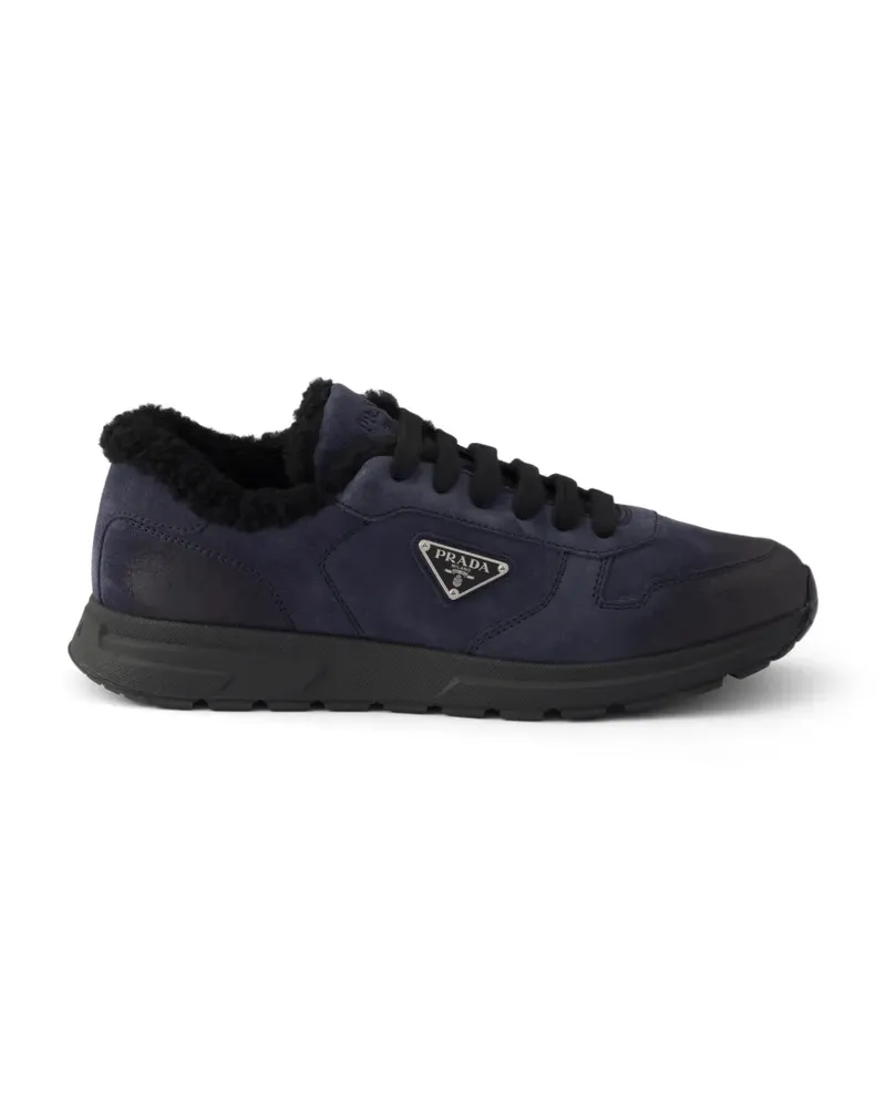 Prada Prax Sneakers aus Wildleder - Blau Blau