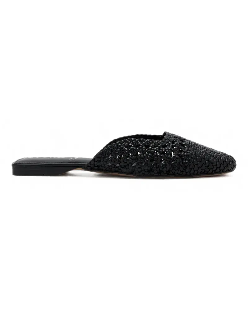 Sam Edelman Nola woven flat mules - Schwarz Schwarz