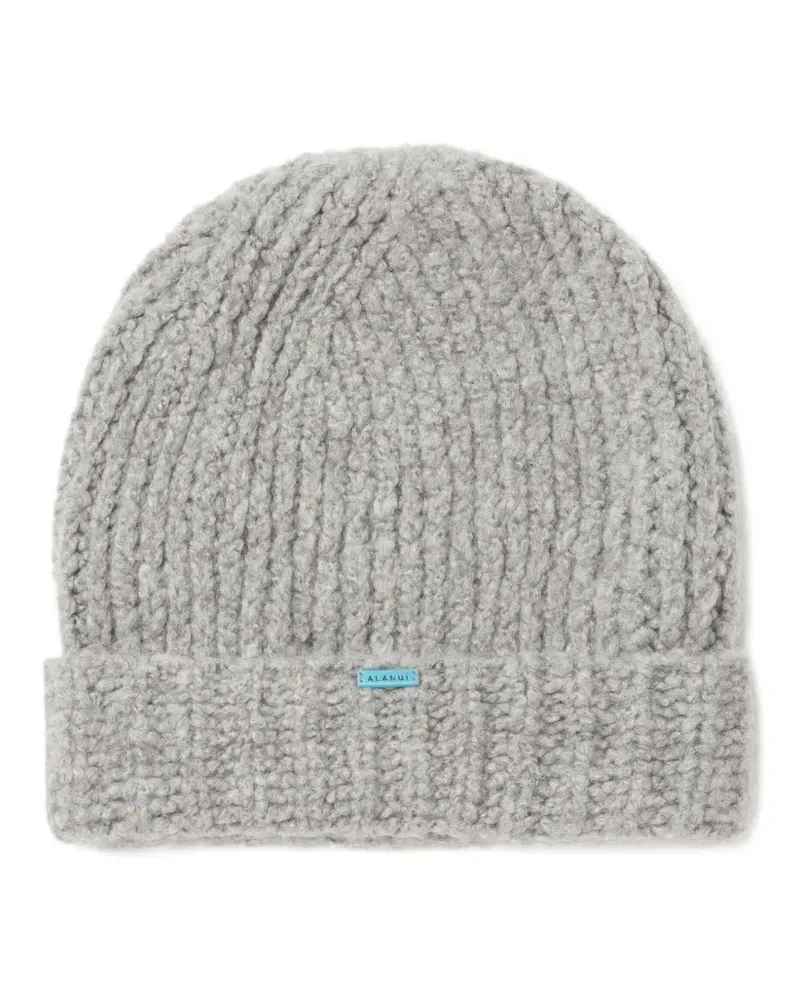 Alanui Gerippte Beanie - Grau Grau