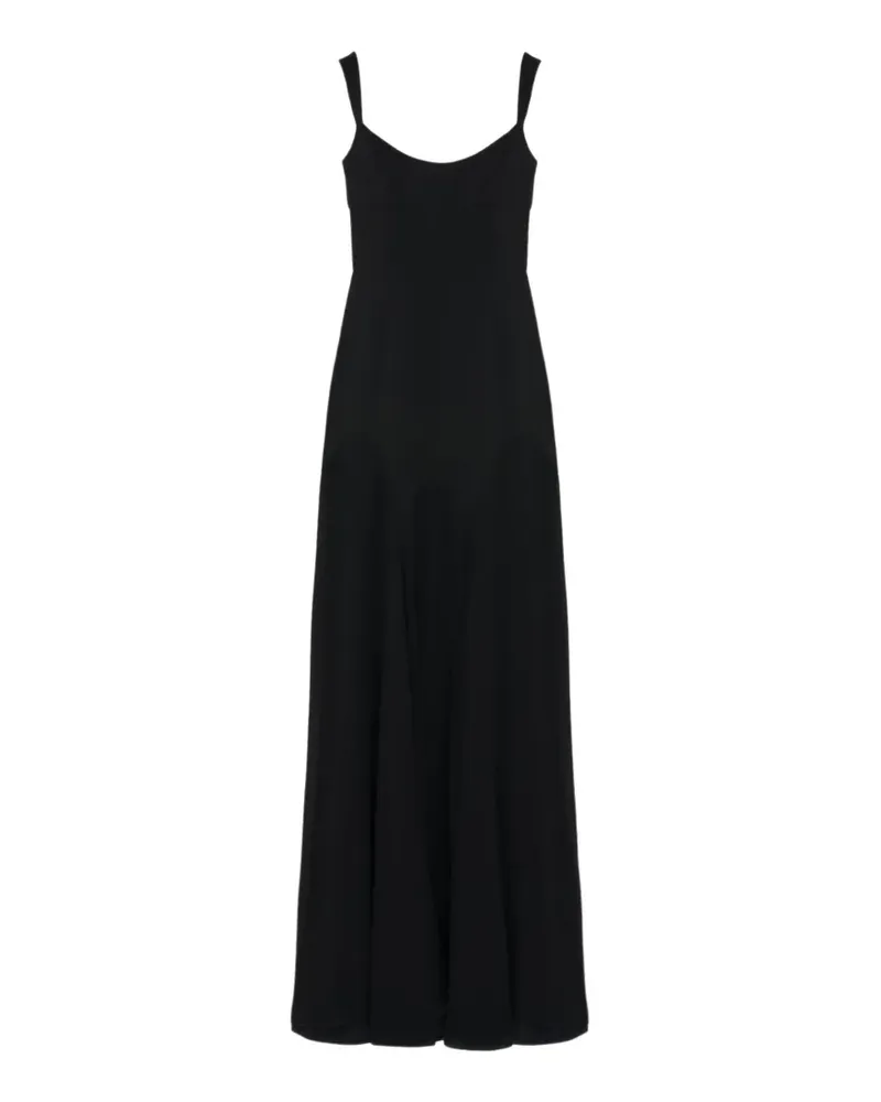 Alexander McQueen sleeveless maxi dress - Schwarz Schwarz