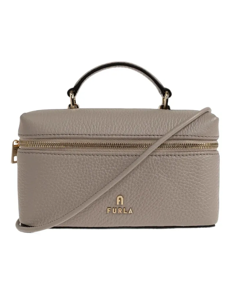 Furla Camelia Micro leather mini bag - Nude Nude