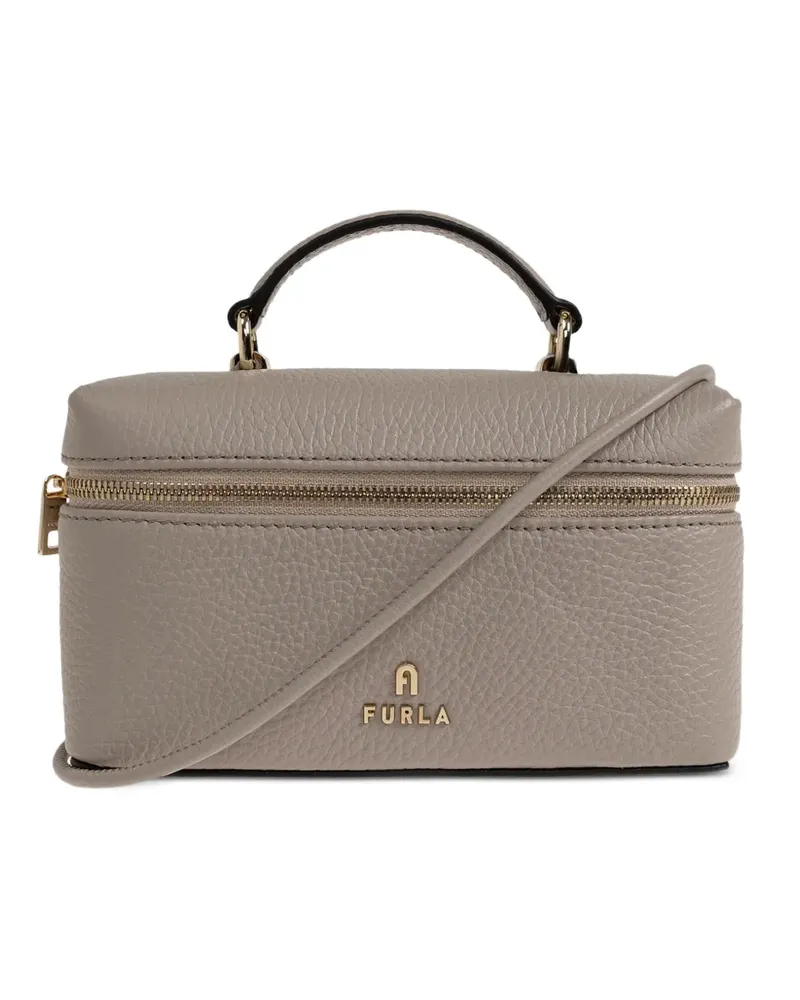 Furla Camelia Micro Mini-Tasche aus Leder - Nude Nude