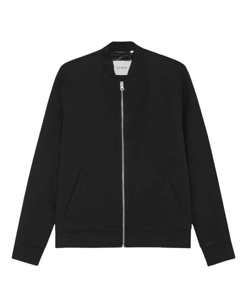 LES DEUX Como bomber jacket - Schwarz Schwarz