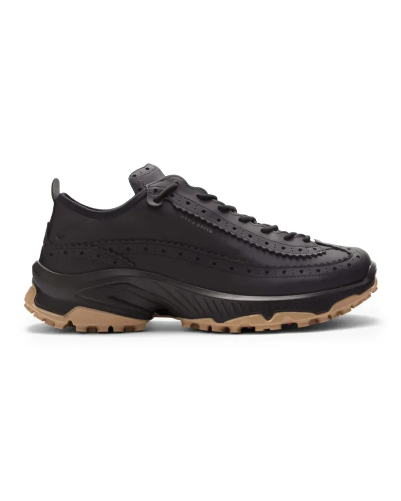 Craig Green Receptor brogue-detail sneakers - Schwarz Schwarz