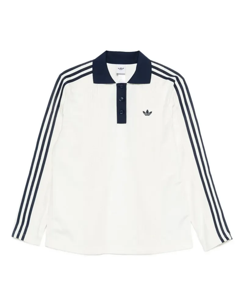 adidas Winterised soccer polo top - Weiß Weiß