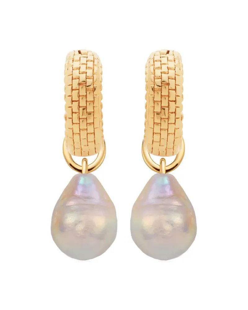 Monica Vinader Nura Ohrringe - Gold Gold