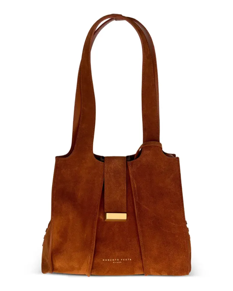 FESTA Milano Lili Schultertasche - Braun Braun