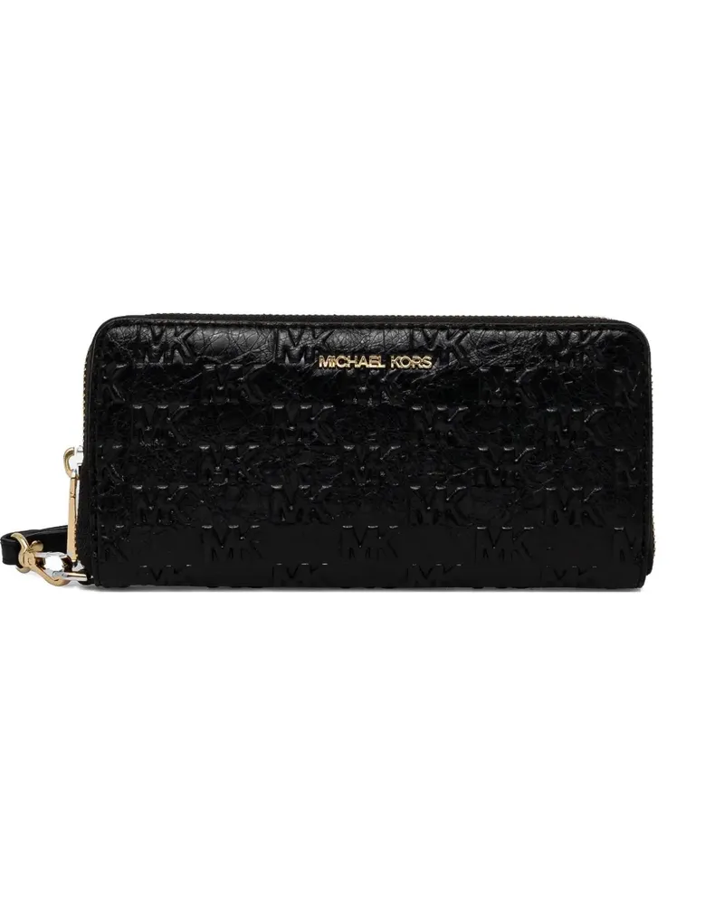 Michael Kors Portemonnaie mit Monogrammmuster - Schwarz Schwarz