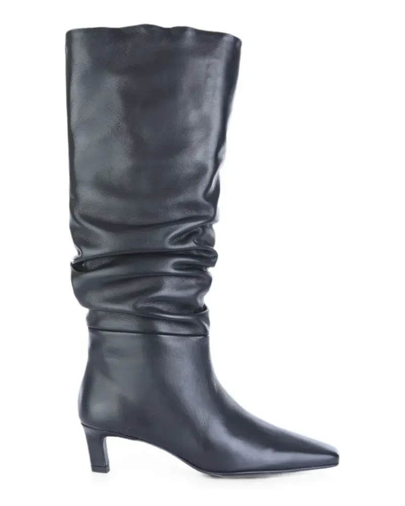 Alohas Kalila Stiefel aus Leder - Schwarz Schwarz