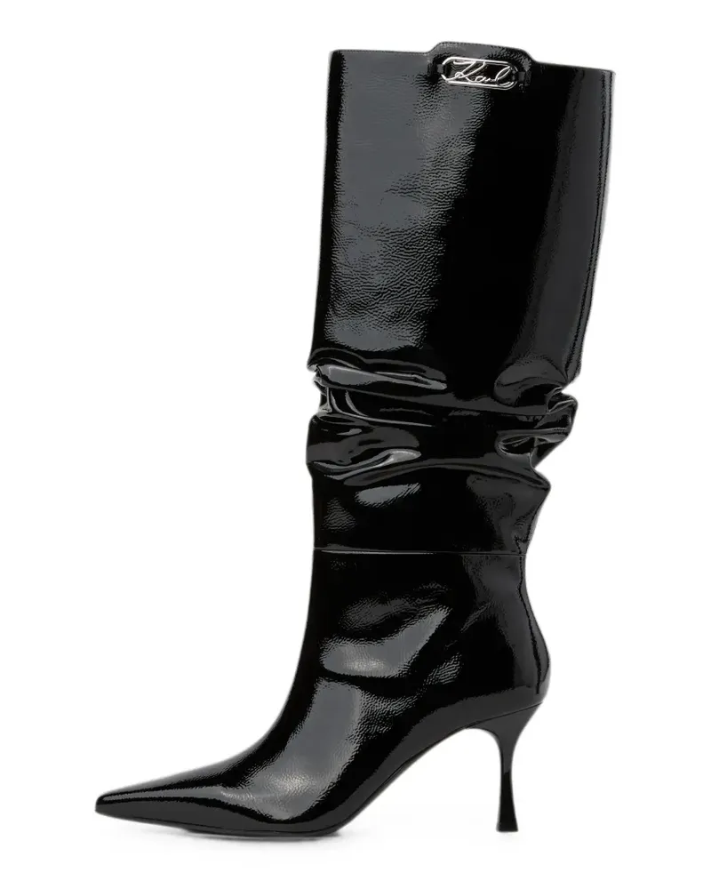 Karl Lagerfeld Klarice Stiefel - Schwarz Schwarz