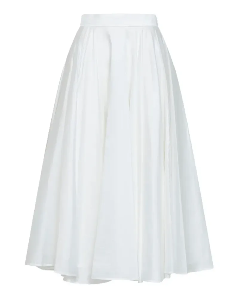 Blanca midi A-line skirt - Weiß Weiß
