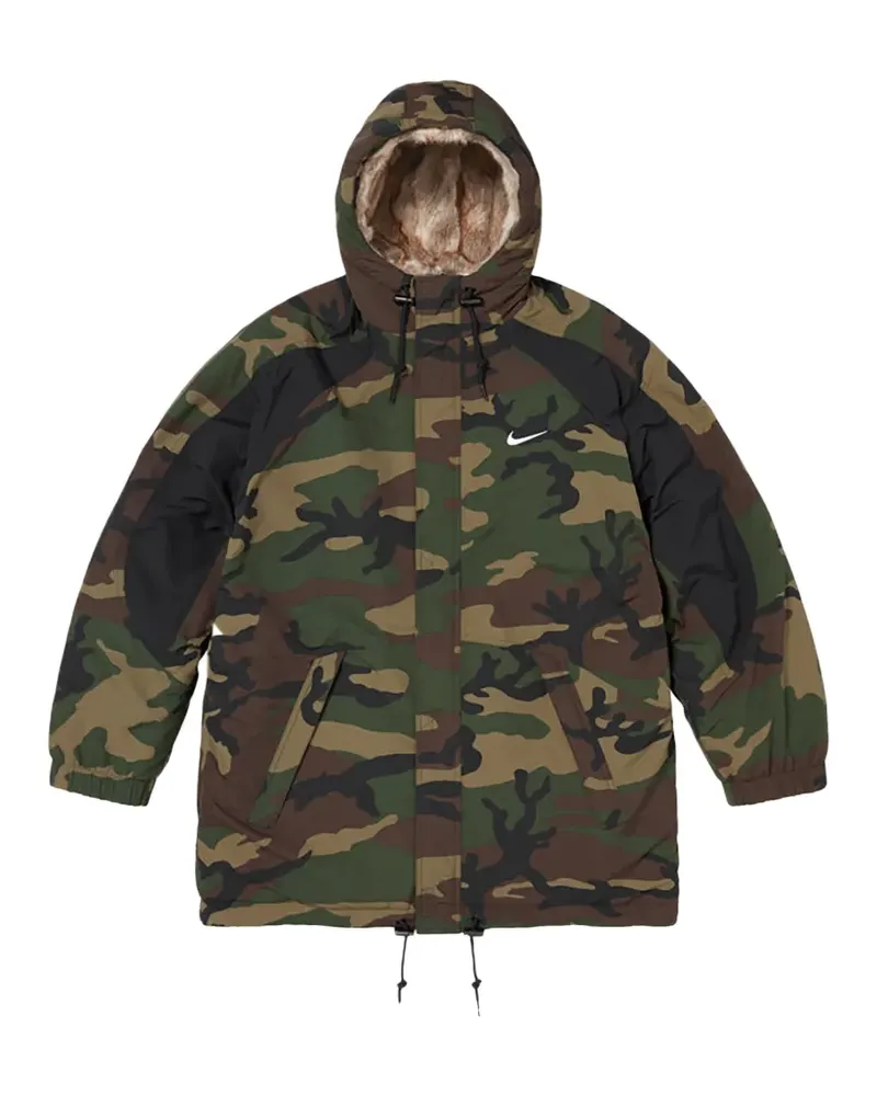 Supreme Being reversible faux-fur parka - Grün Grün