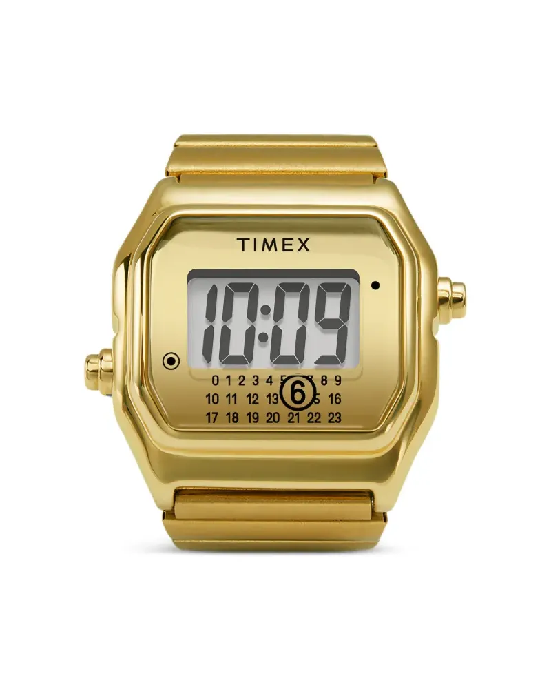 Maison Margiela Octagon Digital Armbanduhr 35mm - Gold Gold