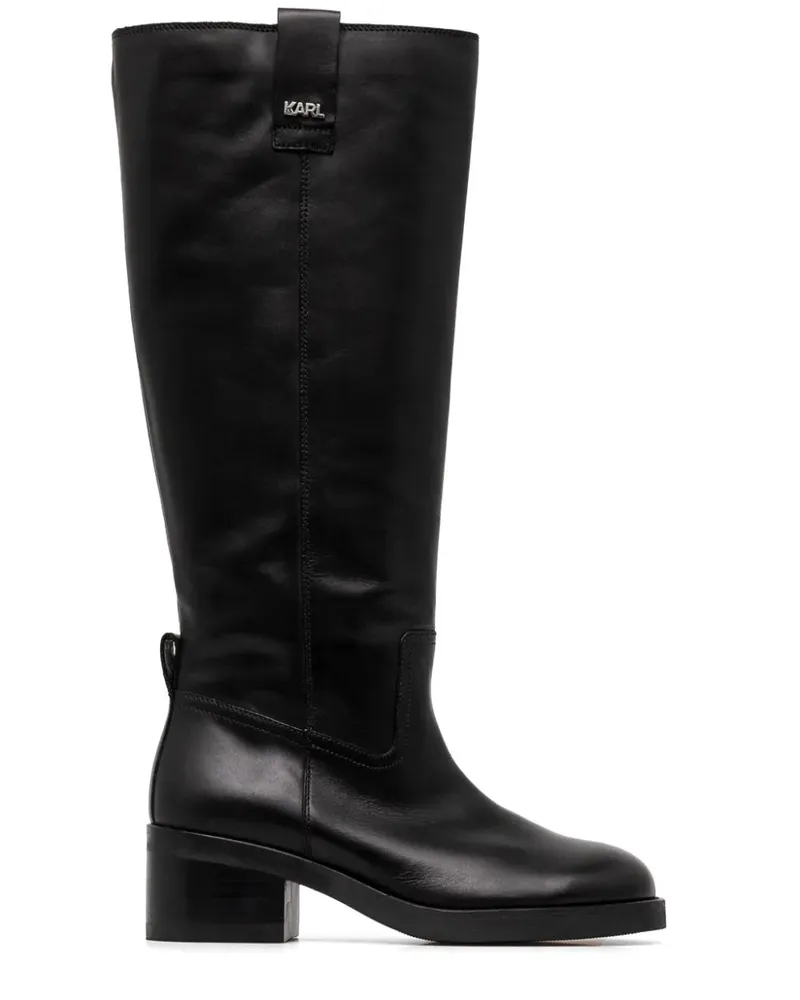 Karl Lagerfeld Brooklyn Stiefel 55mm - Schwarz Schwarz