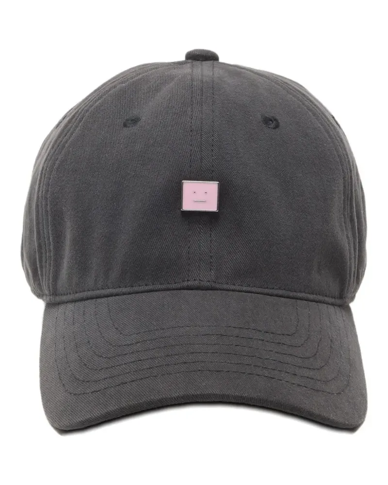Acne Studios Baseballkappe mit Logo-Patch - Schwarz Schwarz