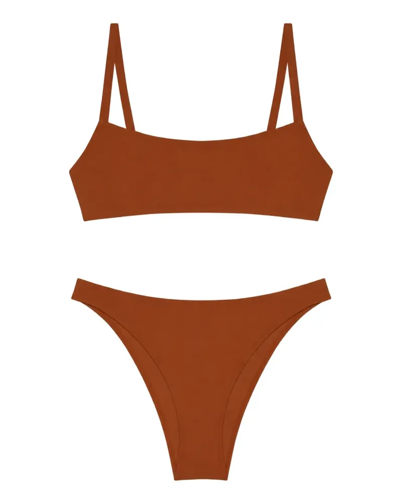 LIDO Tief sitzender Undici Bikini - Braun Braun