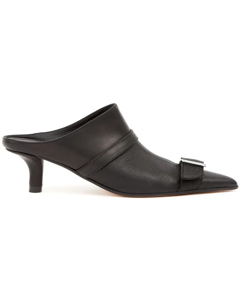 Maison Margiela Spitze Rider Mules 50mm - Schwarz Schwarz
