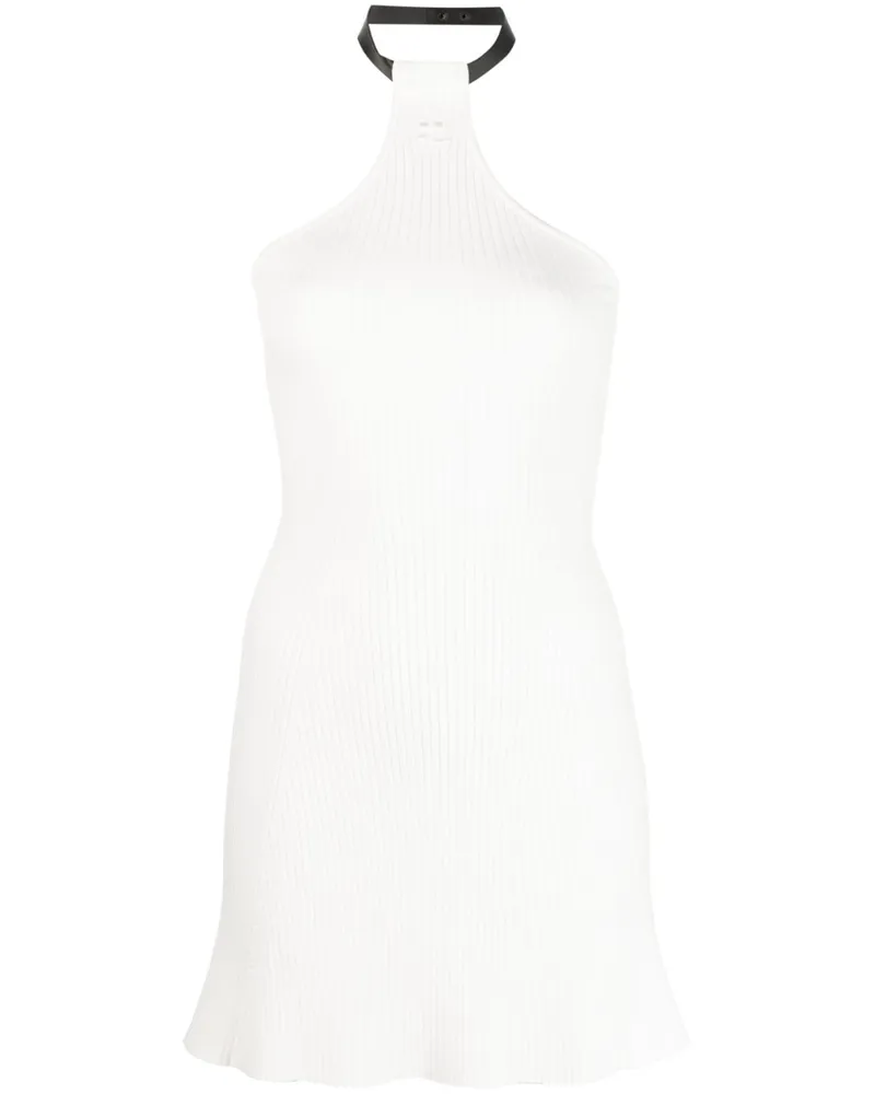 Courrèges Mini Kleid - Weiß Weiß
