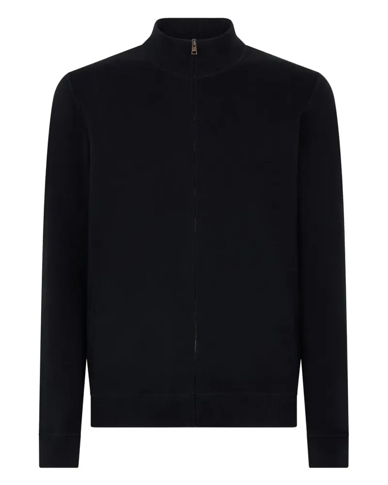Boglioli Cardigan mit Reißverschluss - Blau Blau