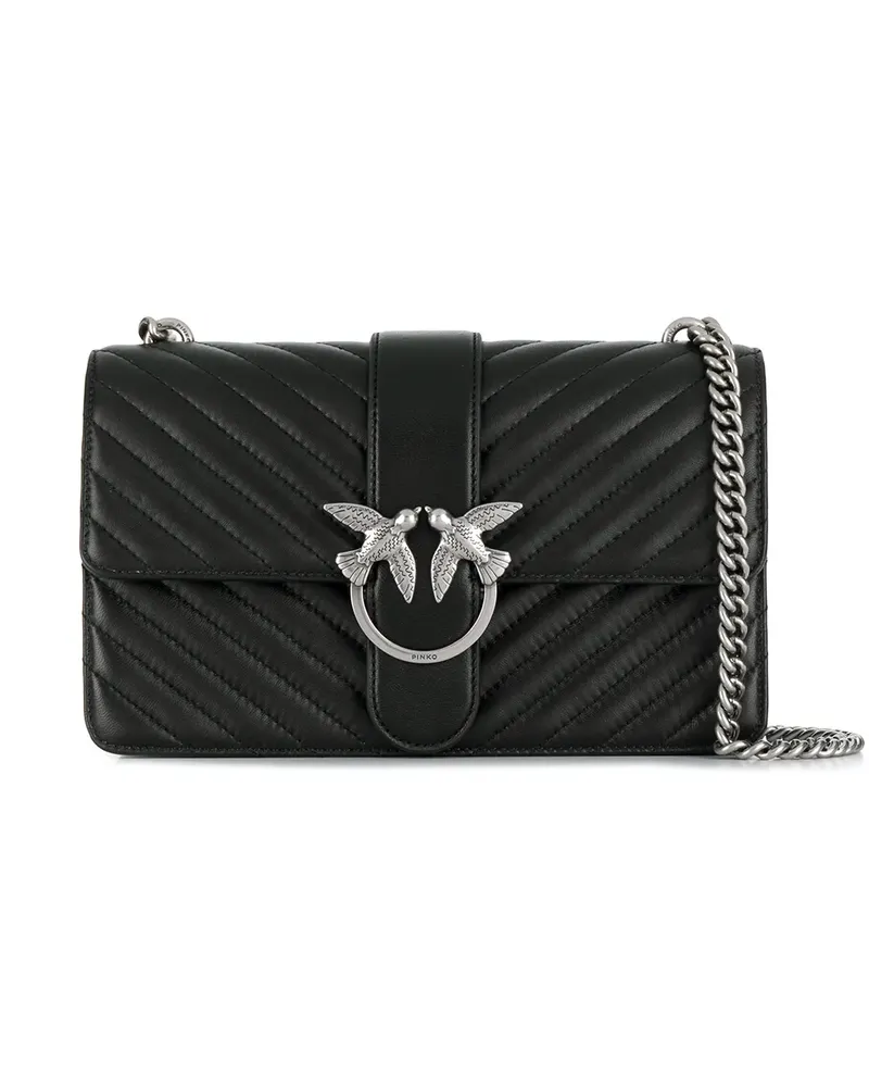 Pinko Gesteppte 'Mix Love' Umhängetasche - Schwarz Schwarz
