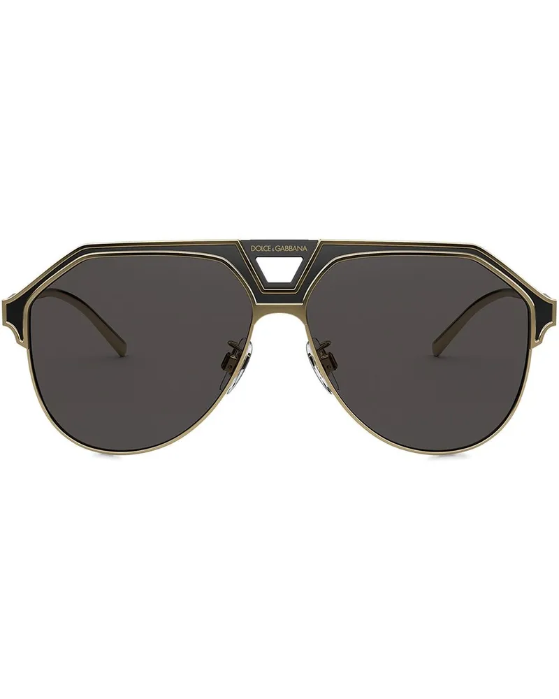 Dolce & Gabbana Miami' Pilotenbrille Schwarz