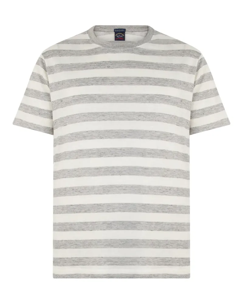 Paul & Shark Gestreiftes T-Shirt - Nude Nude