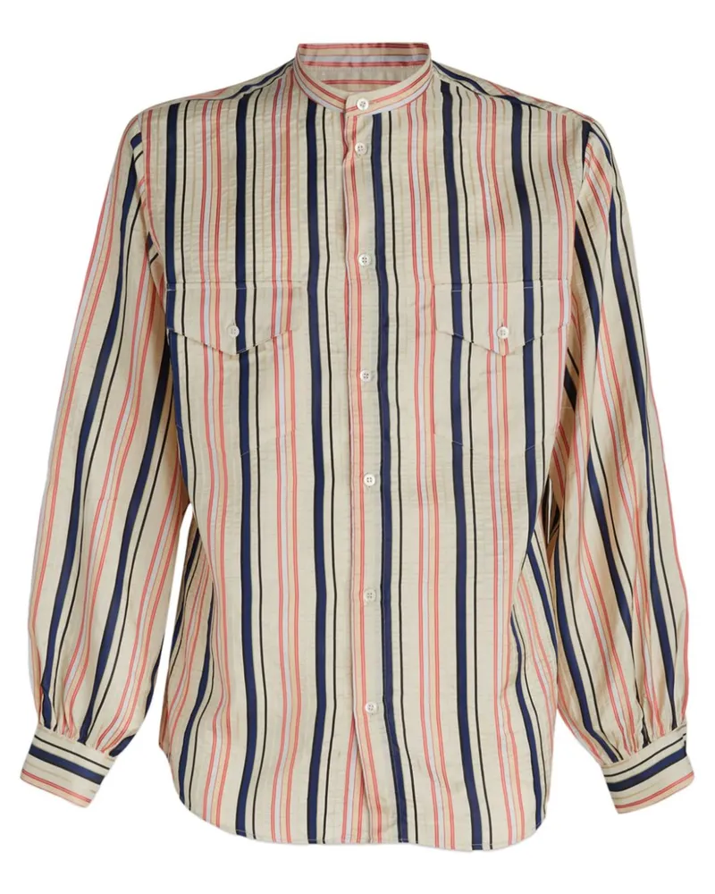 Bally Gestreiftes Hemd - Nude Nude