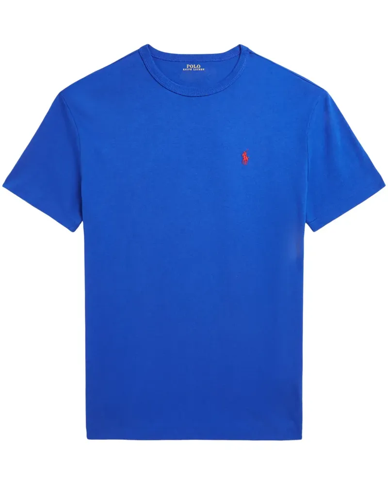Ralph Lauren T-Shirt mit Polo Pony-Stickerei - Blau Blau