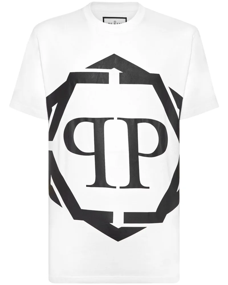 Philipp Plein T-Shirt mit Logo-Print - Weiß Weiß