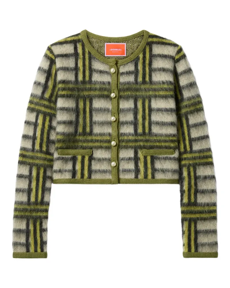 La DoubleJ Karierter Cardigan - Grün Grün