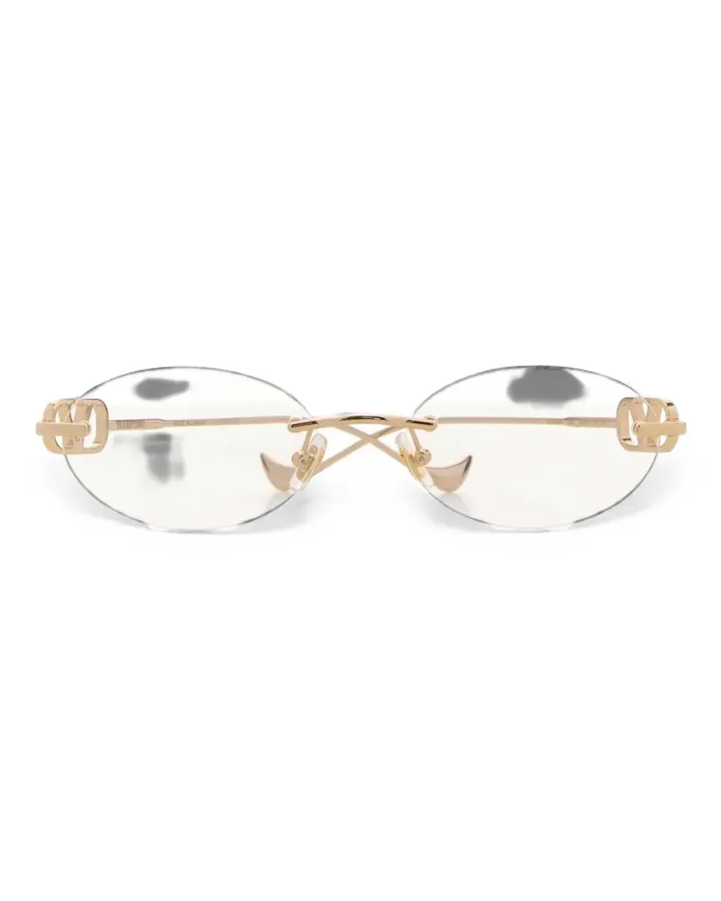 Valentino Garavani rimless glasses - Gold Gold