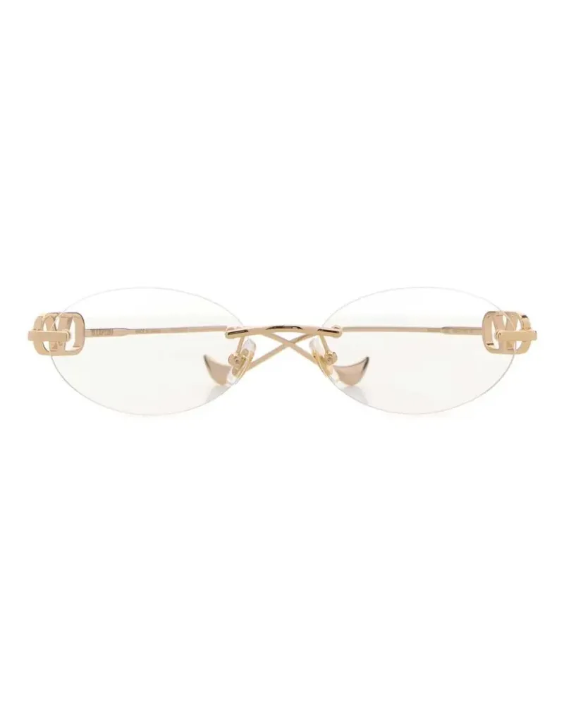 Valentino Garavani Rahmenlose Brille - Gold Gold